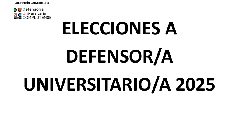 Elecciones a Defensor/a Universitario/a 2025